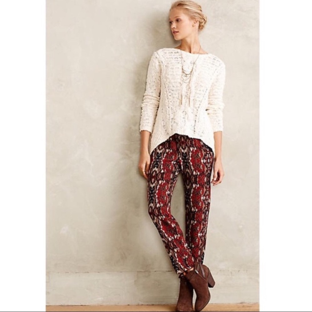 **SOLD**Anthro Cartonnier Jogger Letna Pants
